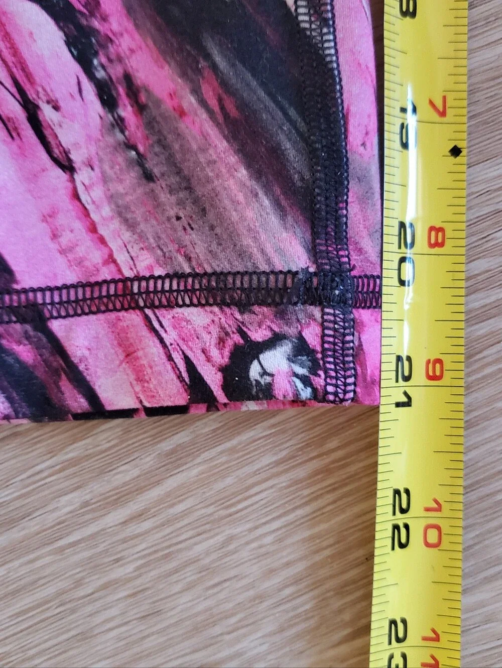 Lululemon Womens Wunder Train High-Rise Leggings Pink Abstract Print SIZE 6